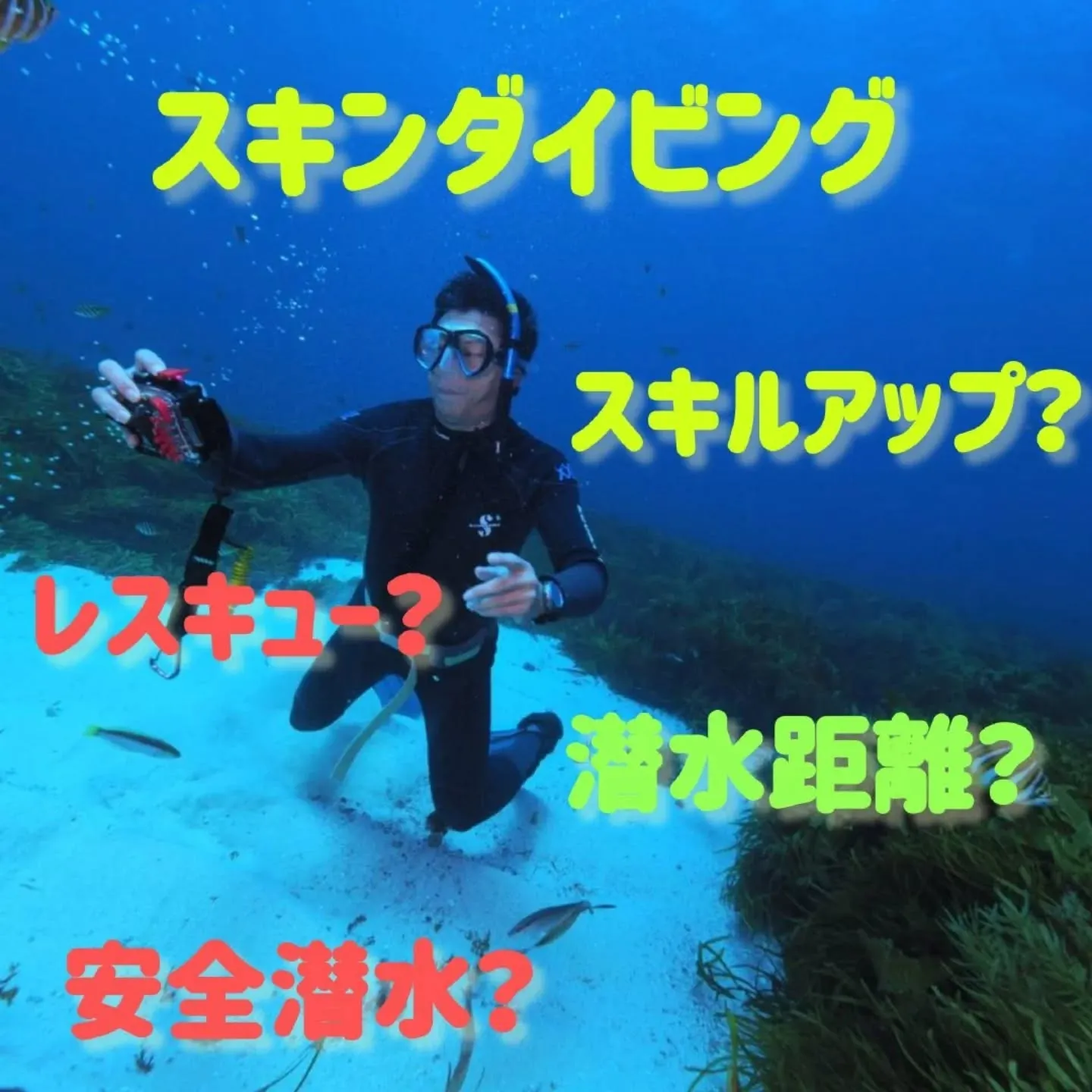 スキンダイビングの重要な事とは